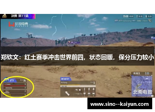 郑钦文：红土赛季冲击世界前四，状态回暖，保分压力较小